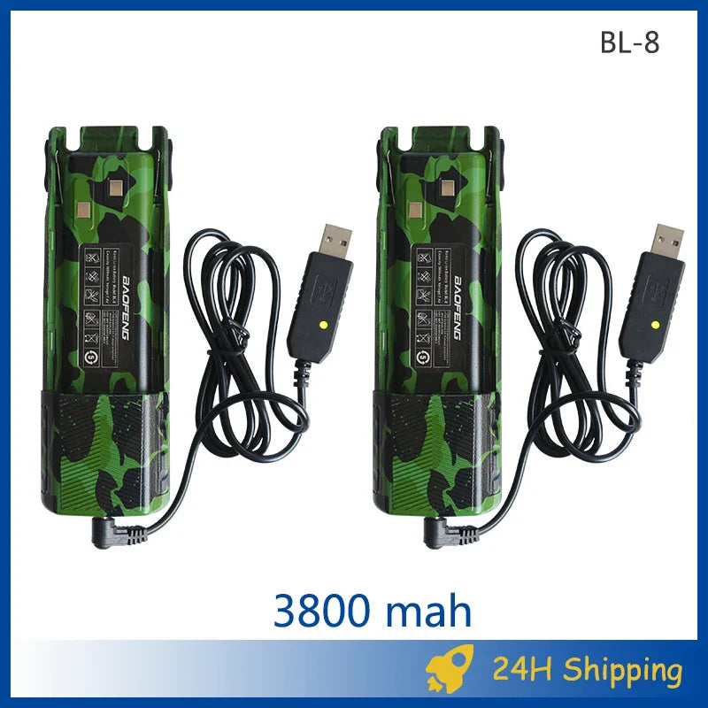 Baofeng UV 82 Battery BL-8 Walkie Talkies Ham