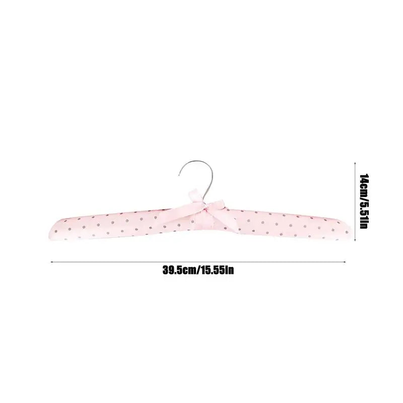 6pcs Colorful Blossom Sponge Padded Clothes Hanger Resistance