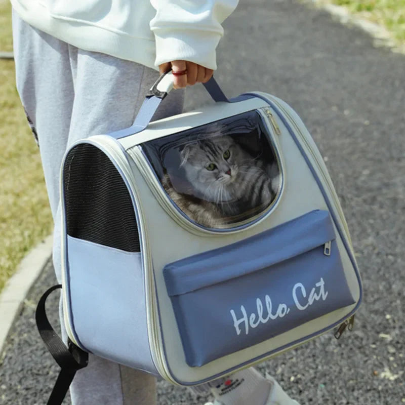 Cat Carrier Bags Windproof Outdoor Travel Backpack for