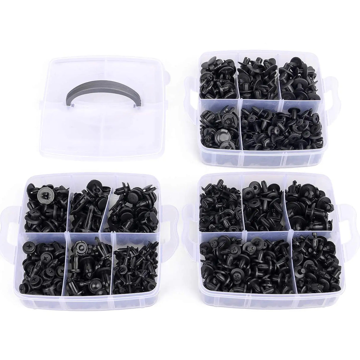 Car Push Retainer Clips Auto Fasteners Assortment Nylon
