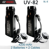 Baofeng UV 82 Battery BL-8 Walkie Talkies Ham