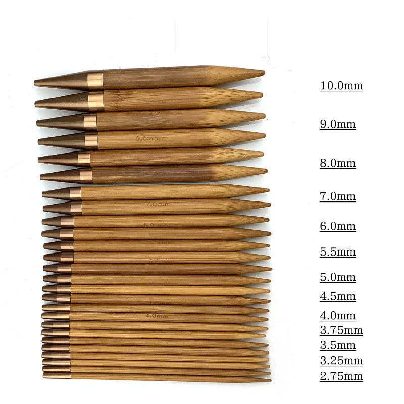 Circular Knitting Needles Crochet Hook Bamboo Knitting Set