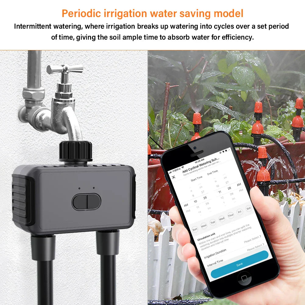 Tuya WIFI Smart Valve Automatic Water Timer Outdoor