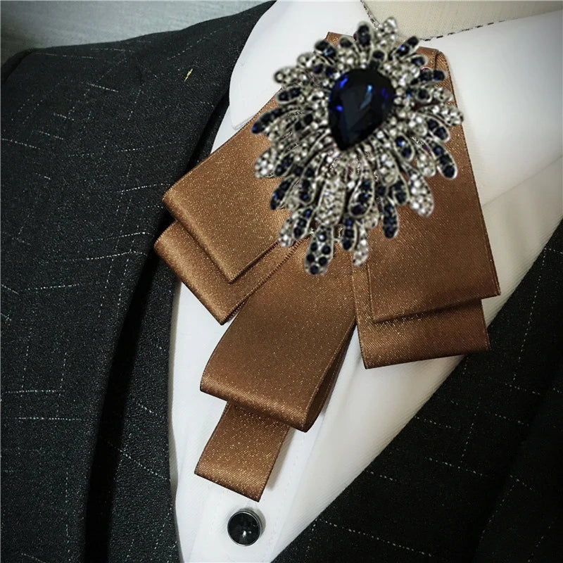 Men's Bow Tie Corsage Pocket Towel Sets British