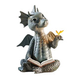 1pc NEW Cute Little Dragon Dinosaur Meditation Reading