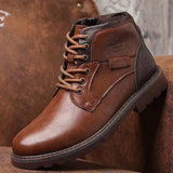 Handmade Men Boots Autumn Winter Male Booties Outdoor