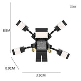 Skibidi Toilet Mini Building Block Anime Action Figure