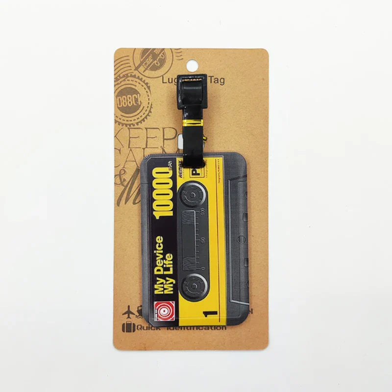 Tape Camera Luggage Label Men Travel Luggage Tag