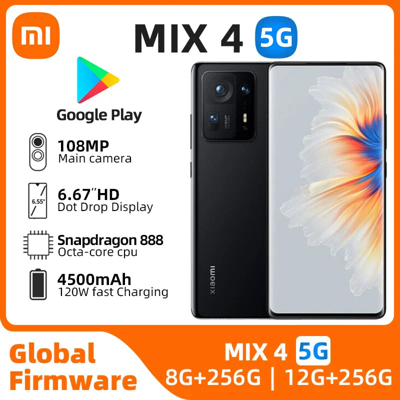 Xiaomi MIX 4 5g SmartPhone Snapdragon 888 plus