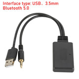 Universal Bluetooth-compatible Audio Cable Module AUX Adapter Car Electronics Accessories for Vehicles with 2RCA Interface