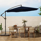 Patio Offset Hanging Umbrella 10 FT Cantilever Outdoor