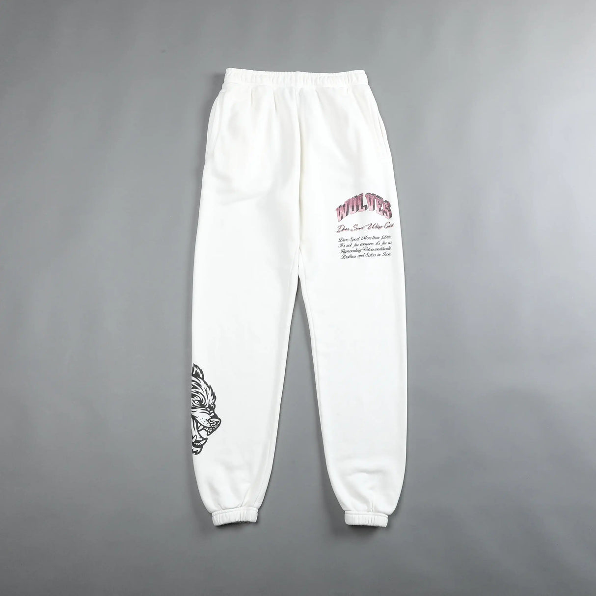 DARC Wolves Joggers Street Pants Casual Warm Oversize