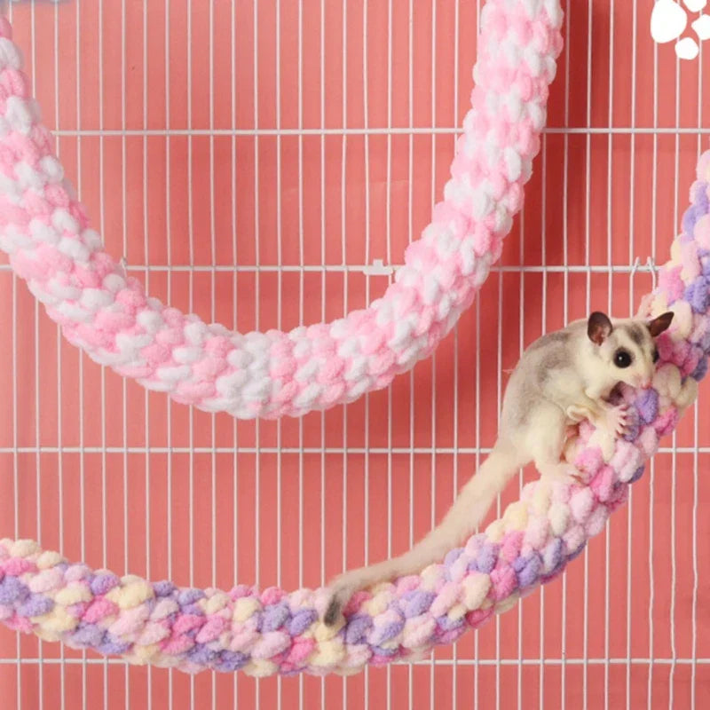 Hamsters Swing Toy Parrots Cage Toy Hanging Climbing