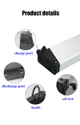 48V 52V Fat Tire Ebike Lithium Battery14.5Ah 10Ah