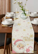 Merry Christmas Pink Old Man Snowflake Candy Wedding