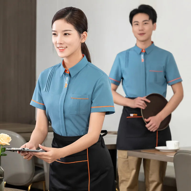 Milk Tea Shop Work Clothes Summer Catering Restaurant