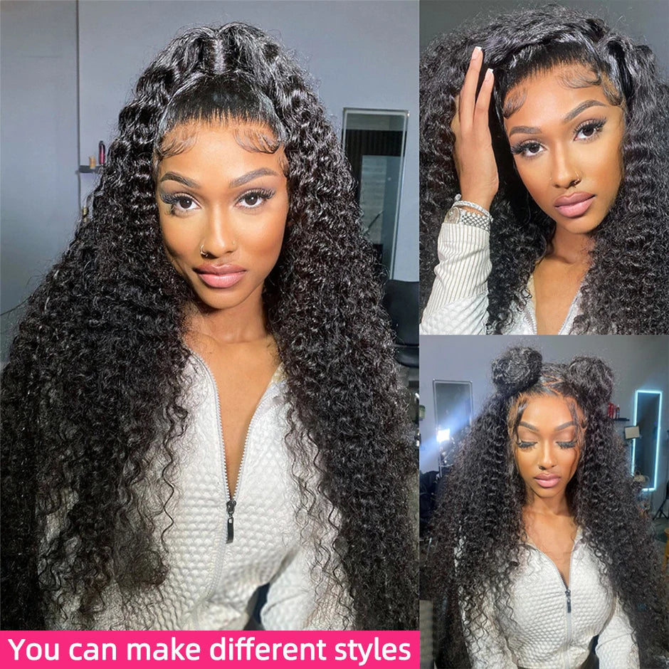 YAWAWE Water Wave 13x6HD Lace Frontal Wigs Brazilian