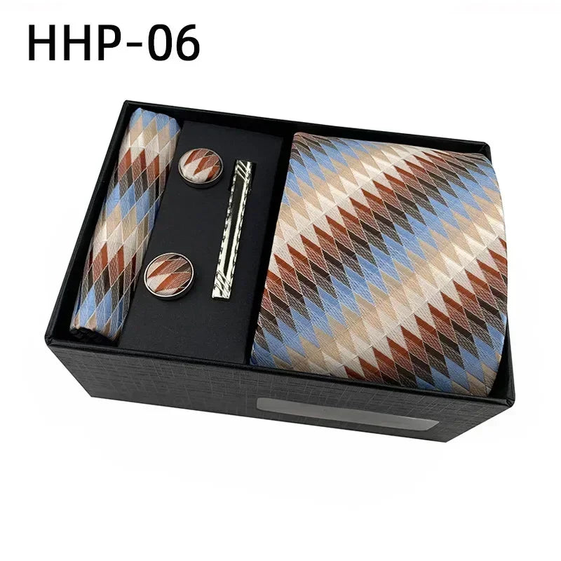 Luxury Tie Set Gift Box for Men Jacquard