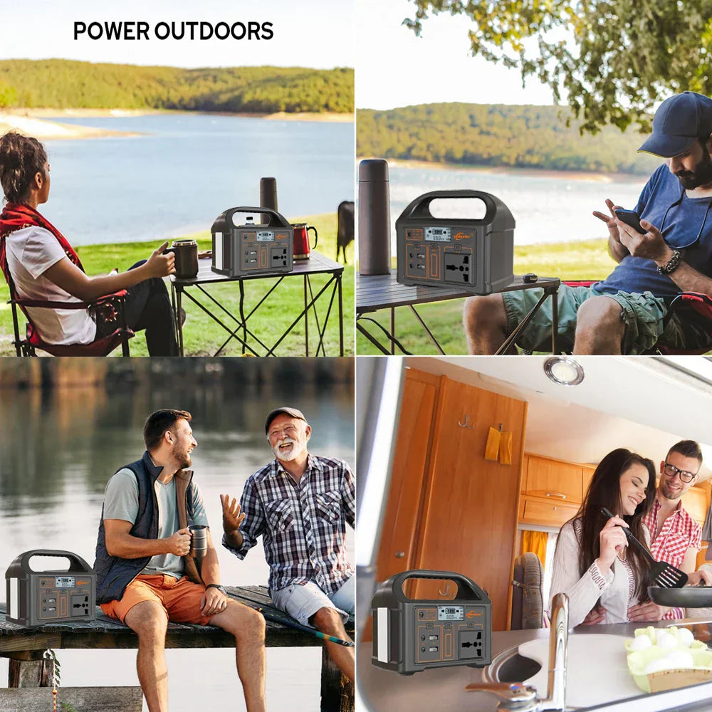 100W Portable Power Station 220V/110V Solar Generator Outdoor