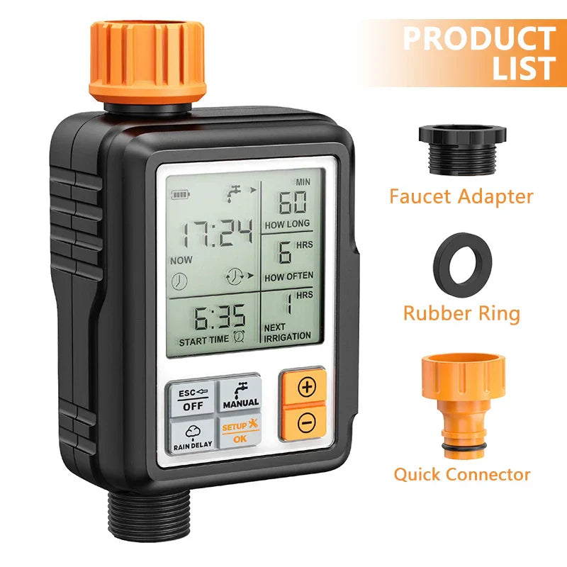 All Days Use Digital Water Timer Outdoor Irrigation