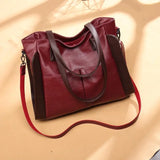 Large Capacity Handbags Women Soft Leather Shoulder Crossbody