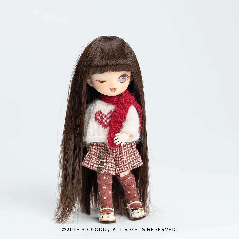 Ob11 Doll Wigs Soft Cute Braid Hair Bangs