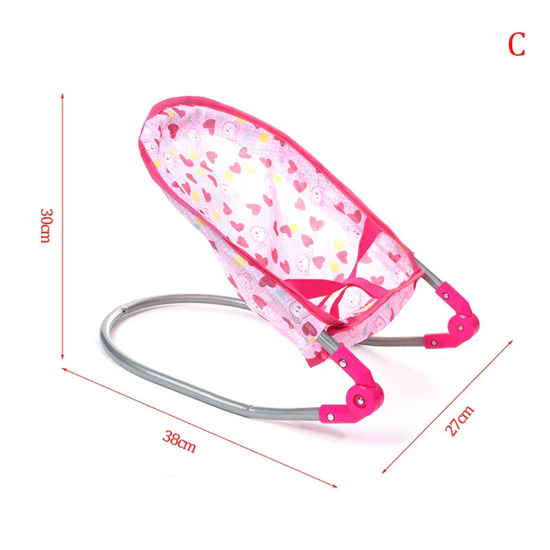 Doll House Accessories Rocking Chairs Swing Bed Dining