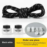 No Tie Shoelace Elastic Round Lock Shoe Laces