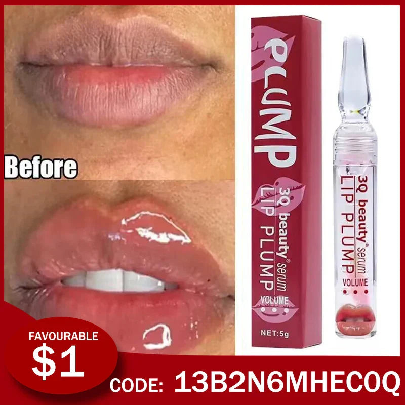 Lip Plump Serum Increase Lip Elasticity Instant Volumising