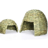 Foldable Straw Woven Rabbit Cages Pets Hamster Guinea