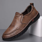 2023 Business Leather Shoes Moccasin Shoes Breathable Men's