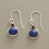 Bohemian Water Drop Blue Stone Earrings for Women