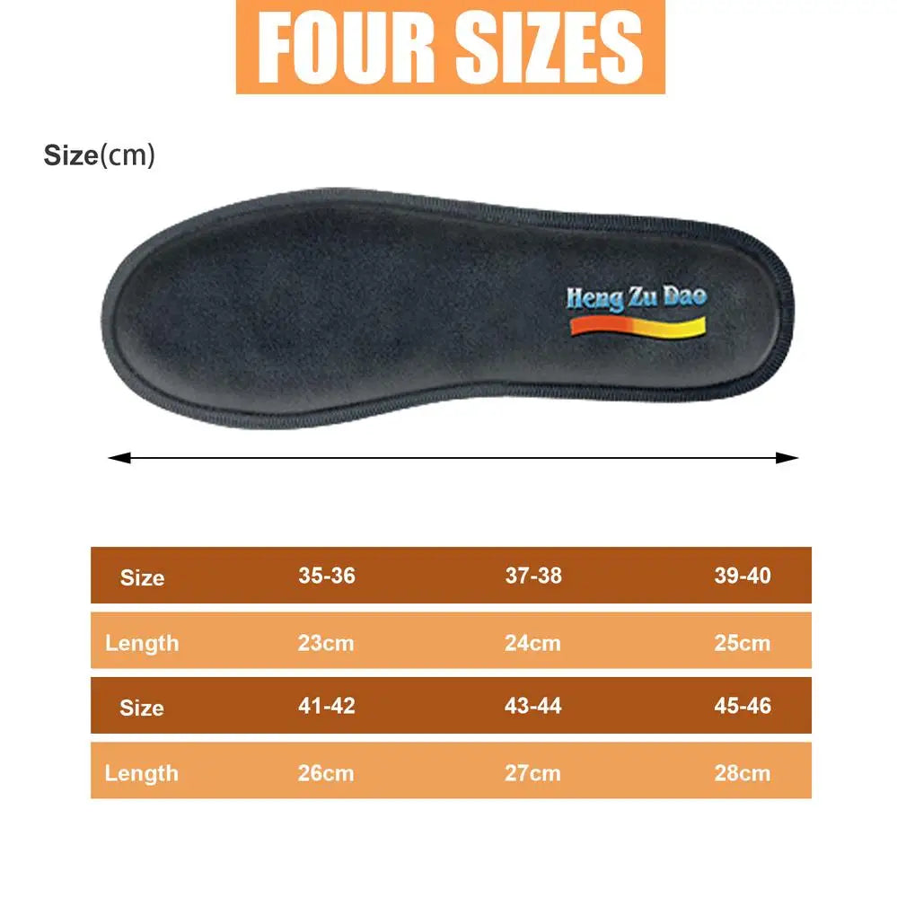 USB Heated Shoe Insoles Feet Warm Sock Pad