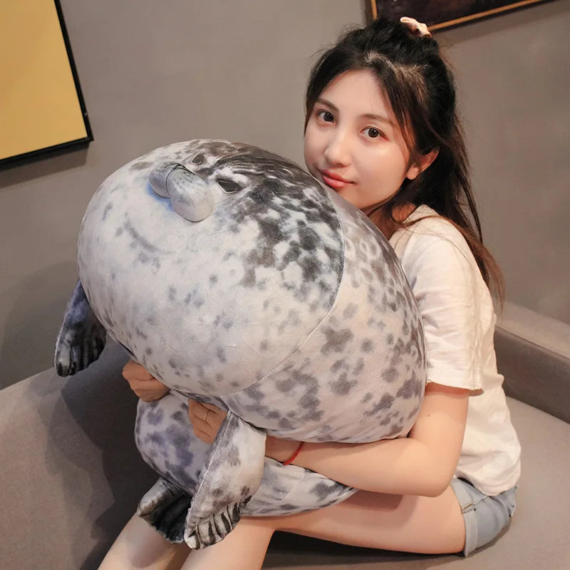 NEW 80cm Giant Seal Lifelike Grey Sea Lion