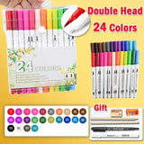 168 Color Marker Pen Set Manga Double-Headed Comic