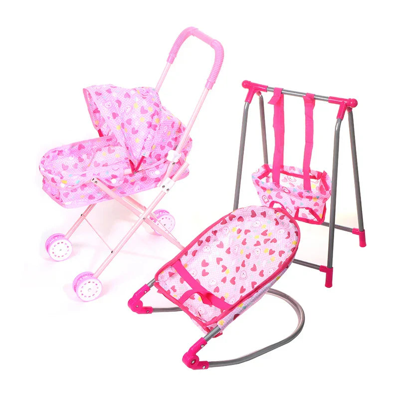 Doll House Accessories Rocking Chairs Swing Bed Dining