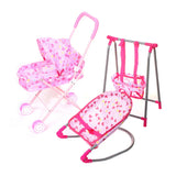 Doll House Accessories Rocking Chairs Swing Bed Dining