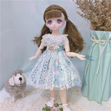 BJD Girl Dolls 30cm Kawaii Points Joint Movable