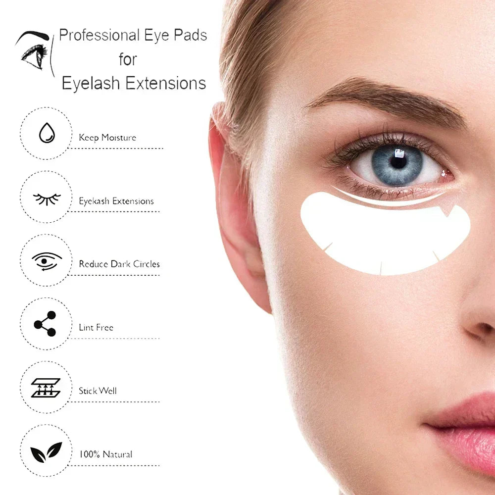 100PCS V Shaped Eyelash Patches Hydrogel Gel Eye