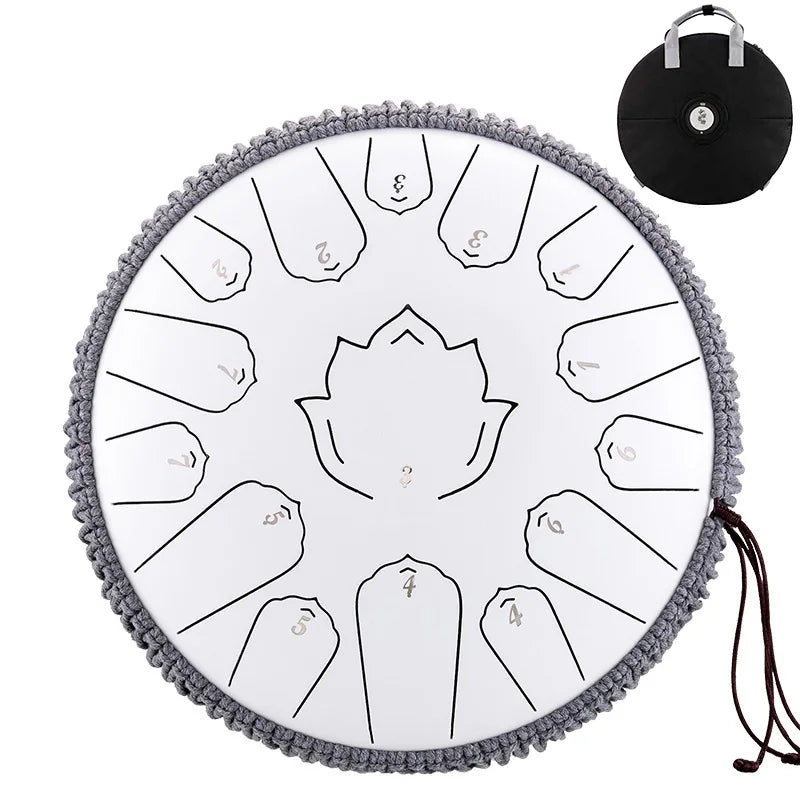 Hluru Music Drum 15 Notes Glucophone Steel Tongue