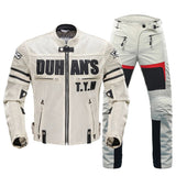 DUHAN Motorcycle Jacket Men Motorcycle Armor Protector DUHAN Pants Moto Cycling Jacket Motocross Chaqueta Summer Riding Clothes