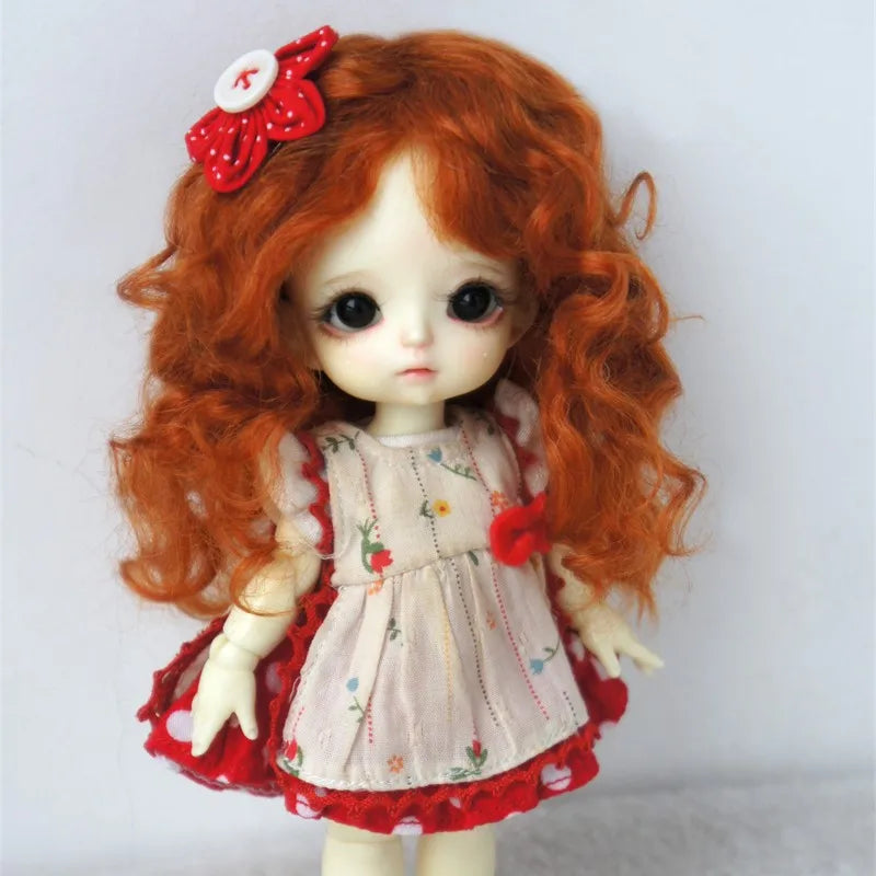 Messy Baby Curly Soft Wave Mohair BJD Wigs