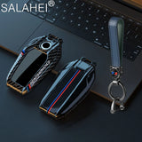 Car Carbon Fibre Key Cover Case Shell For