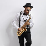 Miwayer Saxophone Shoulder Harness Holder Comfortable Sax Neck