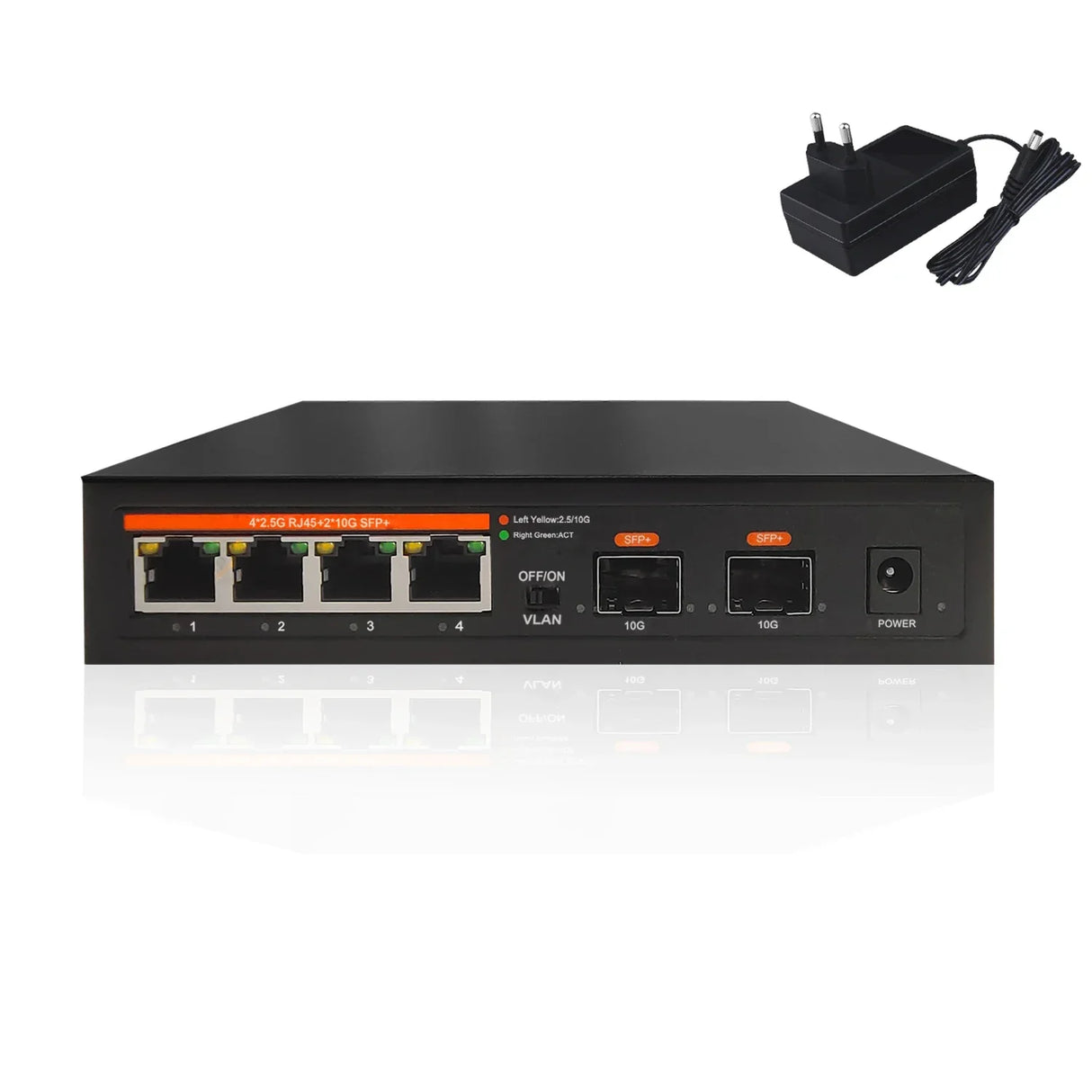 2.5G Network Ethernet Switch Unmanaged LAN Hub VLAN