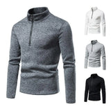 Warm Zipper Sweater Winter Jacket Solid Color High