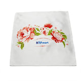 DHL300pcs Sublimation DIY Plain Peach Velvet Square Short