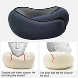 Travel Pillow Memory Foam Neck Support For Flight