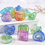 Silicone Quicksand Mold Heart Butterfly Shaped Epoxy Resin