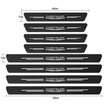 Car Door Sill Protector Carbon Fiber Threshold Decals